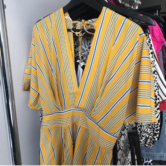 Striped Plus Size Dress - Picture 2 of 7